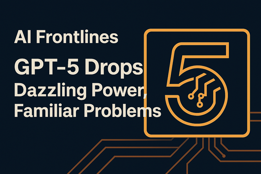 AI Frontlines: GPT-5 Drops—Dazzling Power, Familiar Problems