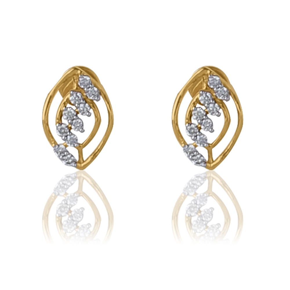 Light weight diamond earrings shop