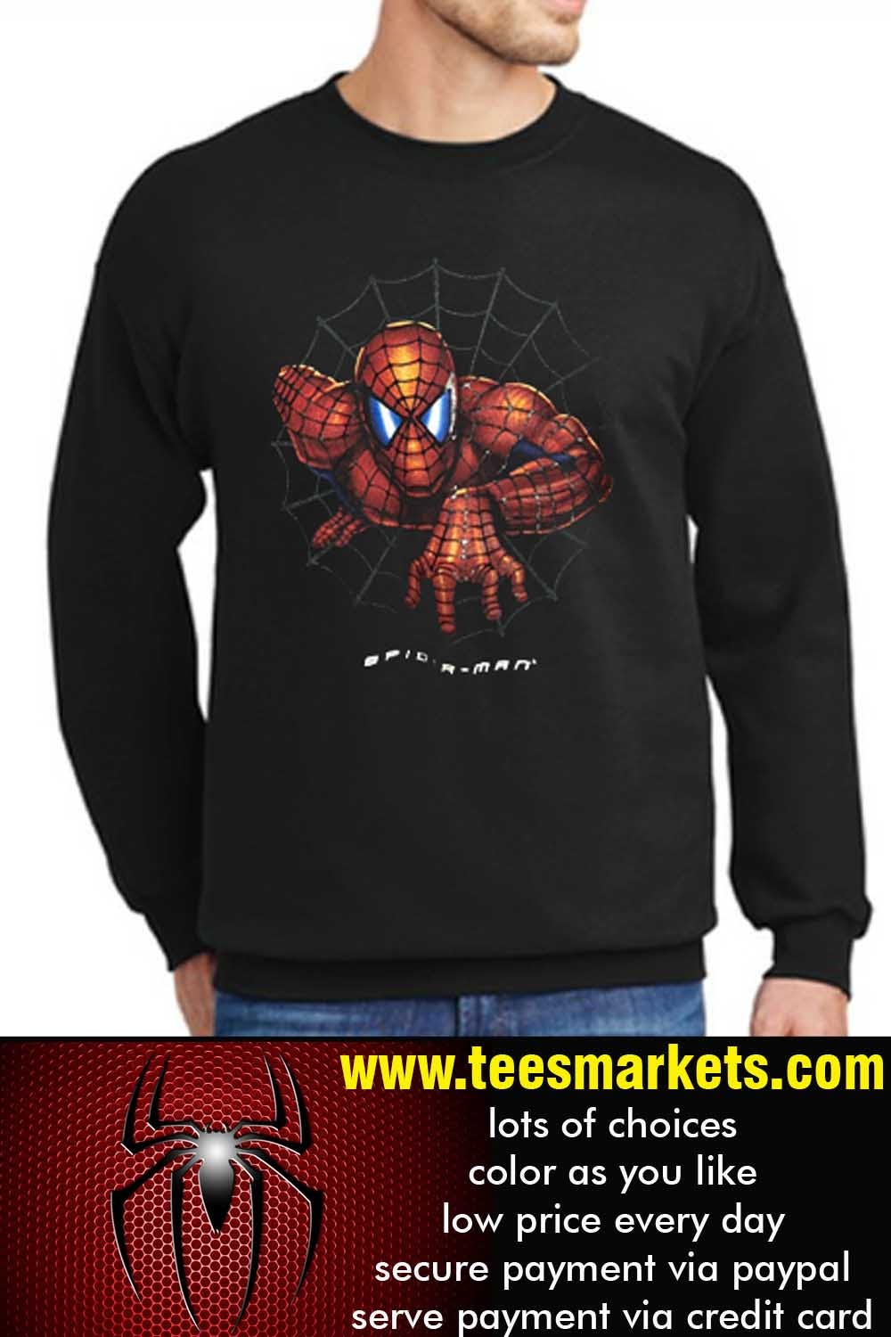 Vintage spiderman graphic New Sweatshirt | by Riscarutzie | Medium