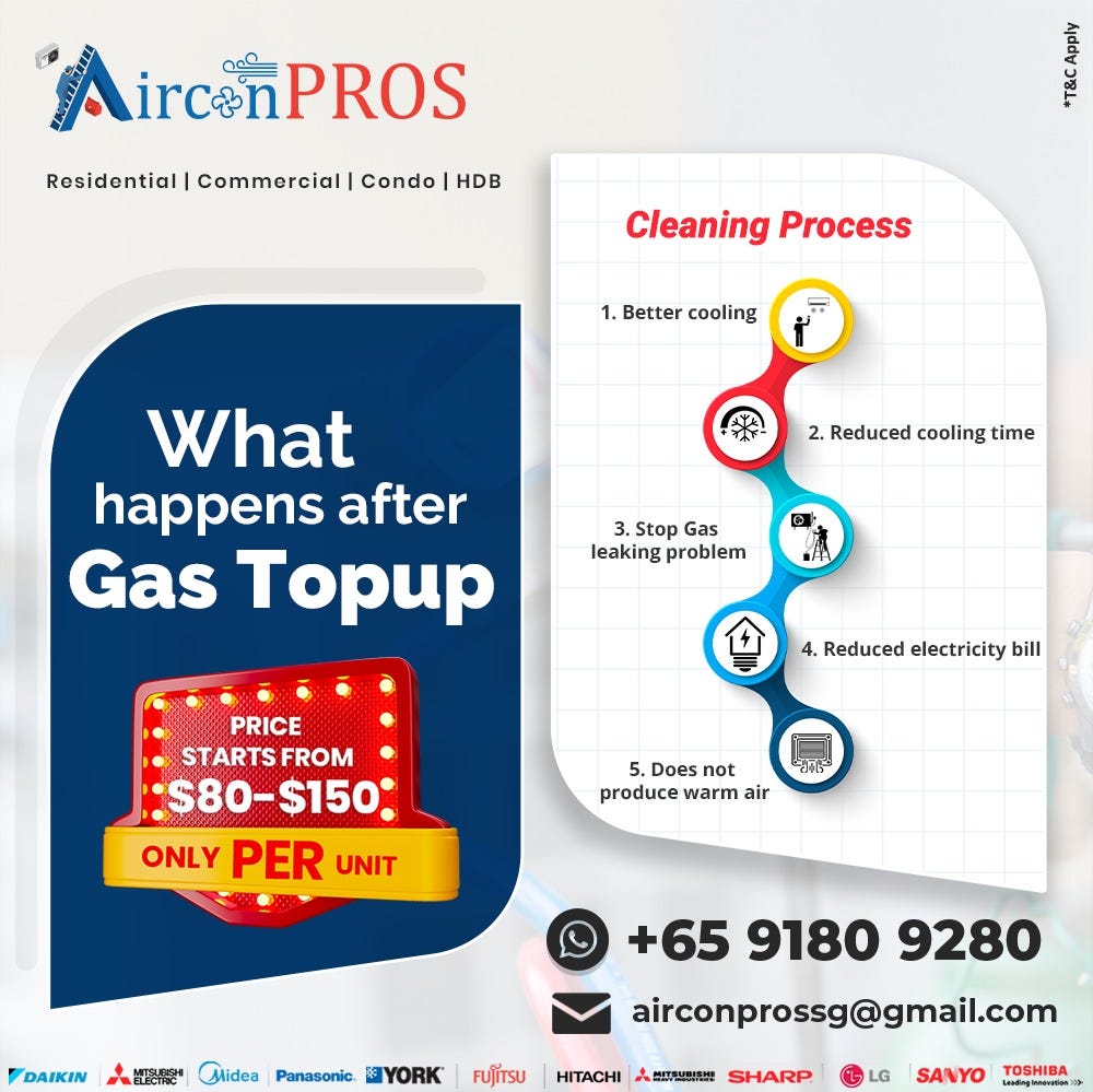 Best Aircon gas topup company Airconprossingapore Medium