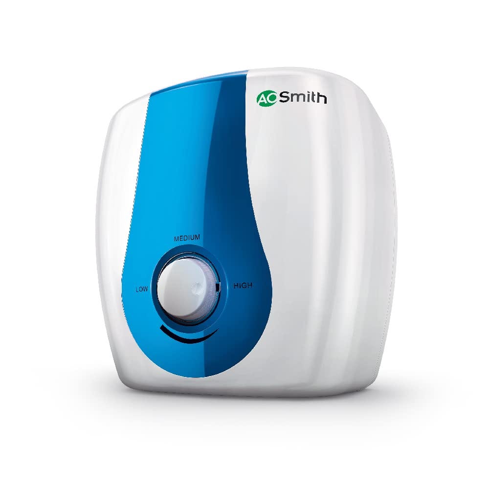 AO Smith SDS-GREEN SERIES-015 Storage 15 Litre Vertical Water Heater (Geyser)  White 5 Star | by TG series | Medium