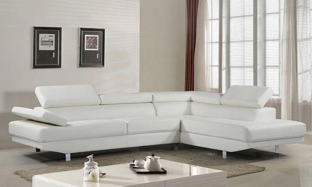 White Leather Sectionals: Elegance, Comfort, and Style | by Furnberry ...