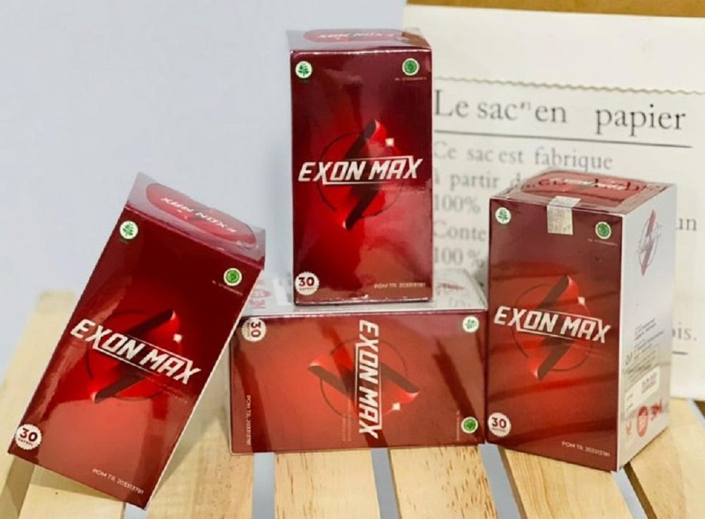 EXON MAX | KAPSUL | AMPUH ATASI EJAKULASI DINI DAN IMPOTEN | 100% HERBAL ALAMI & HALAL