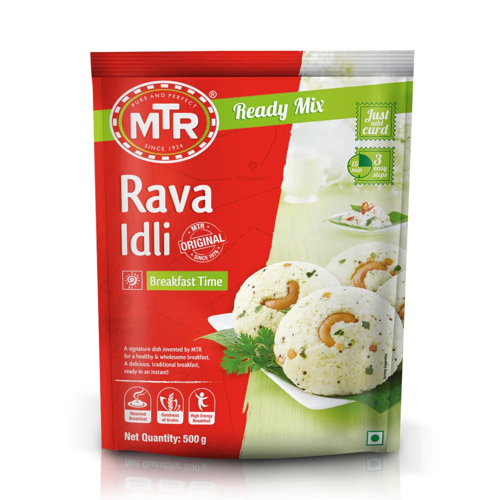 Delicious and Convenient Rava Idli Mix by MTR Foods - Kiaraayer - Medium