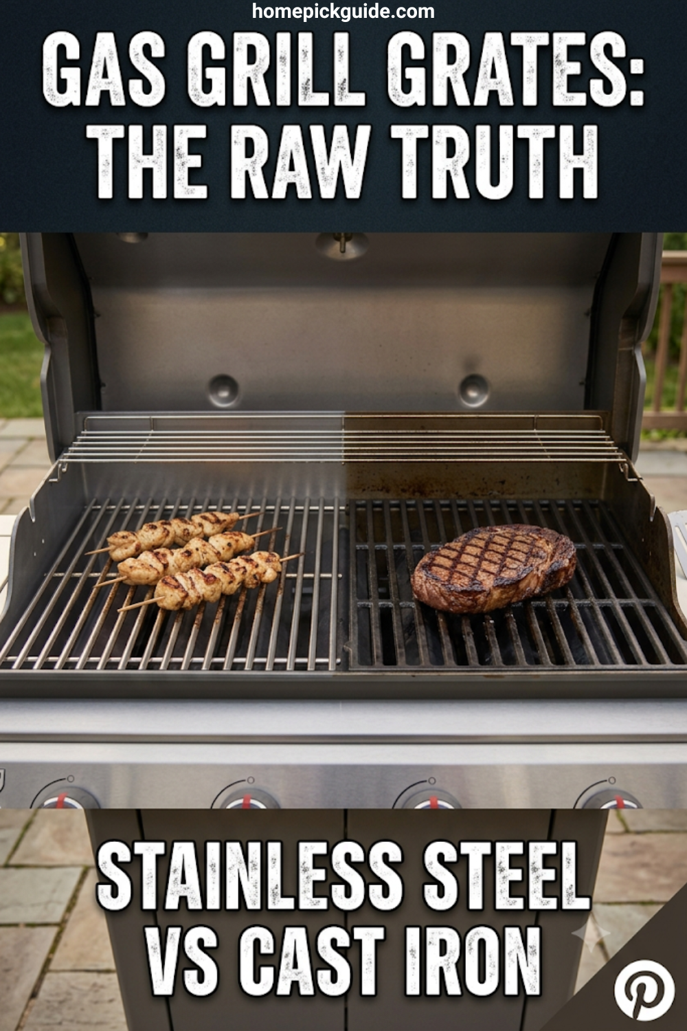 Struggling to choose between Gas Grill Stainless Steel Grates Vs Cast Iron? 🍖✨
