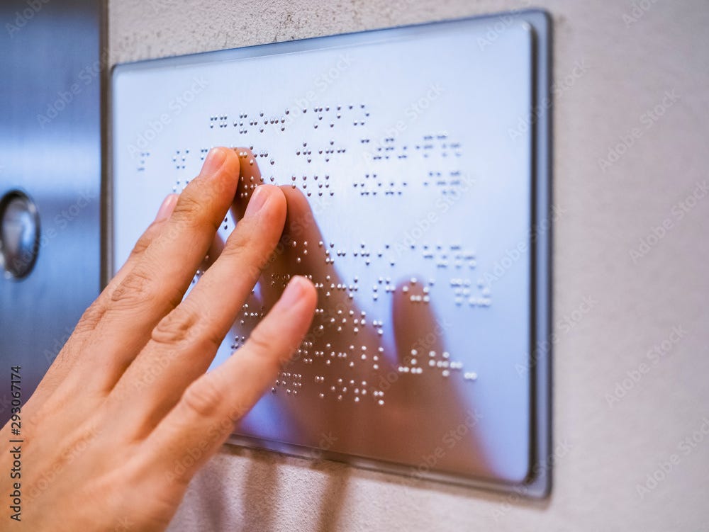 Enhancing accessibility How digital signage helps the blind and