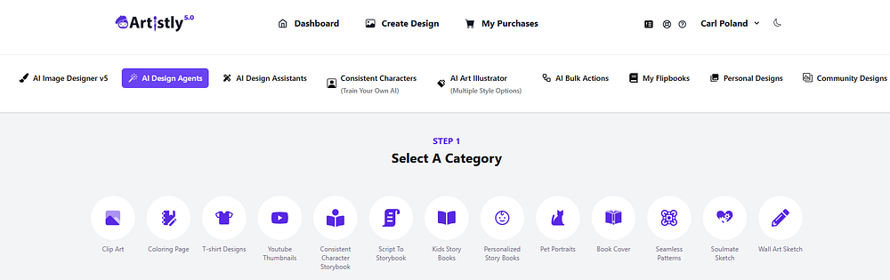 Artistly review dashboard
