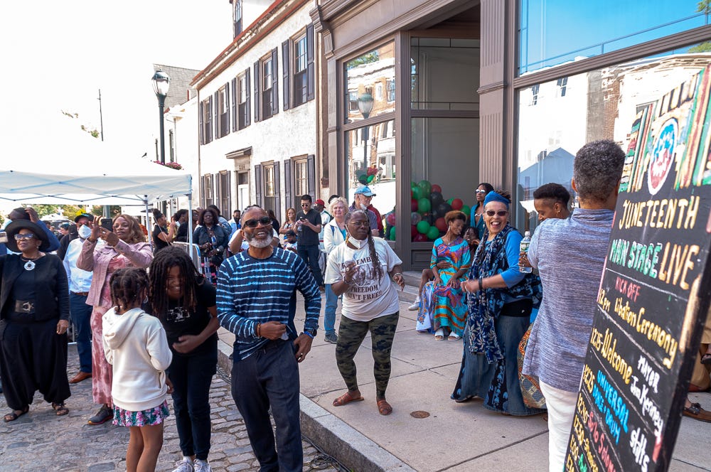 Photographed by Tieshka K. Smith in 2022 at the 16th annual Philadelphia Juneteenth Festival in Germantown. This image is protected by copyright.