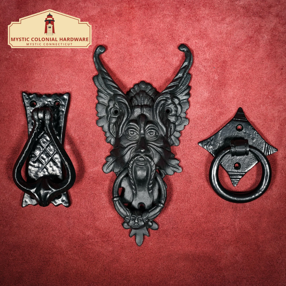 Cast Iron Door Knocker Cast Iron Lion Head Door Knocker Mystic Colonial Hardware Medium