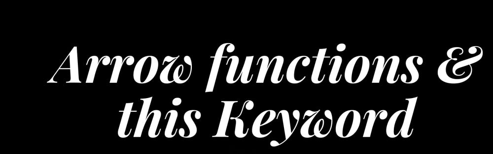 Understanding 'this' Keyword in Normal and Lambda Functions | Medium