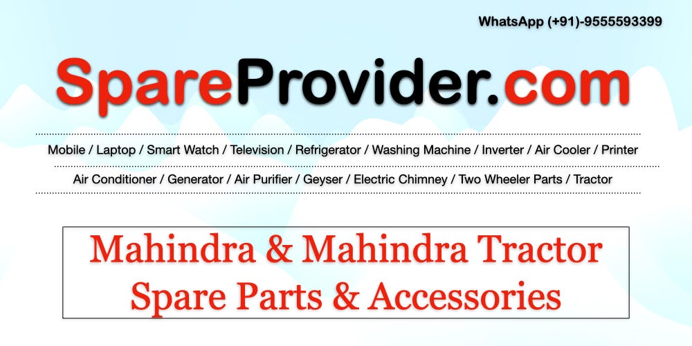 Mahindra & Mahindra Tractor Spare Parts & Accessories Tractor Parts