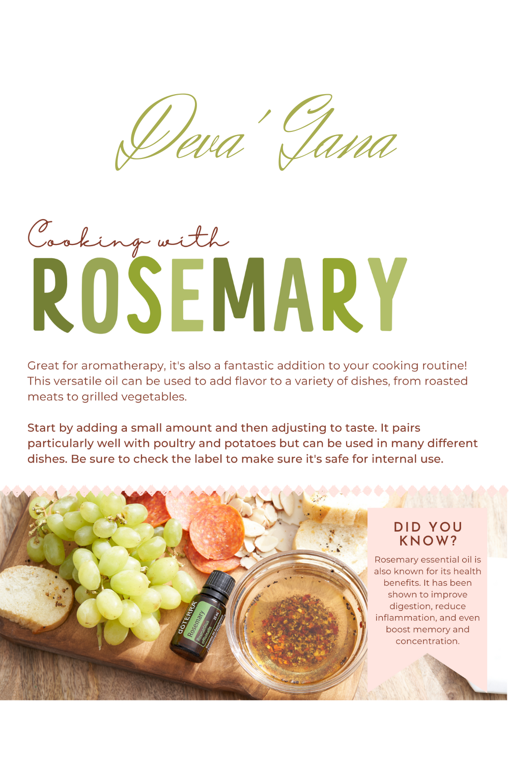 Cooking With doTERRA Essential Oils