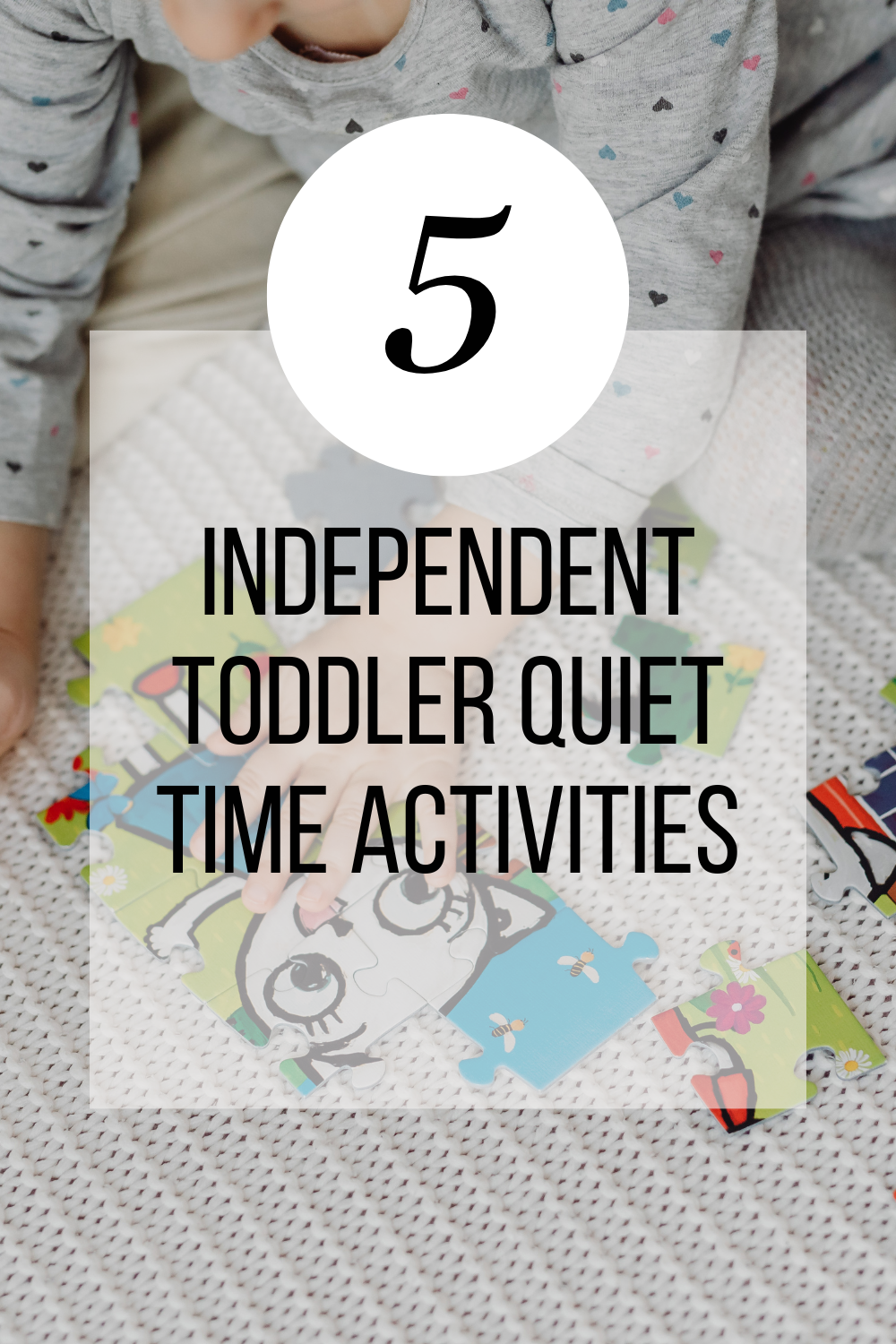 Here are 5 examples of quiet time activities that are suitable for ...