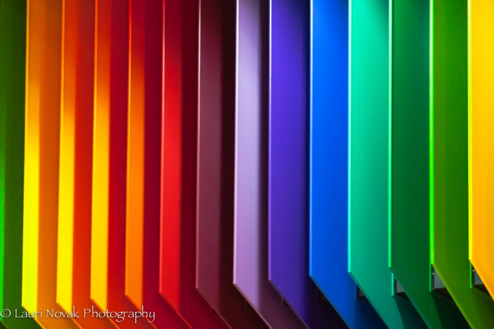 Rainbow architectural detail — ©Lauri Novak