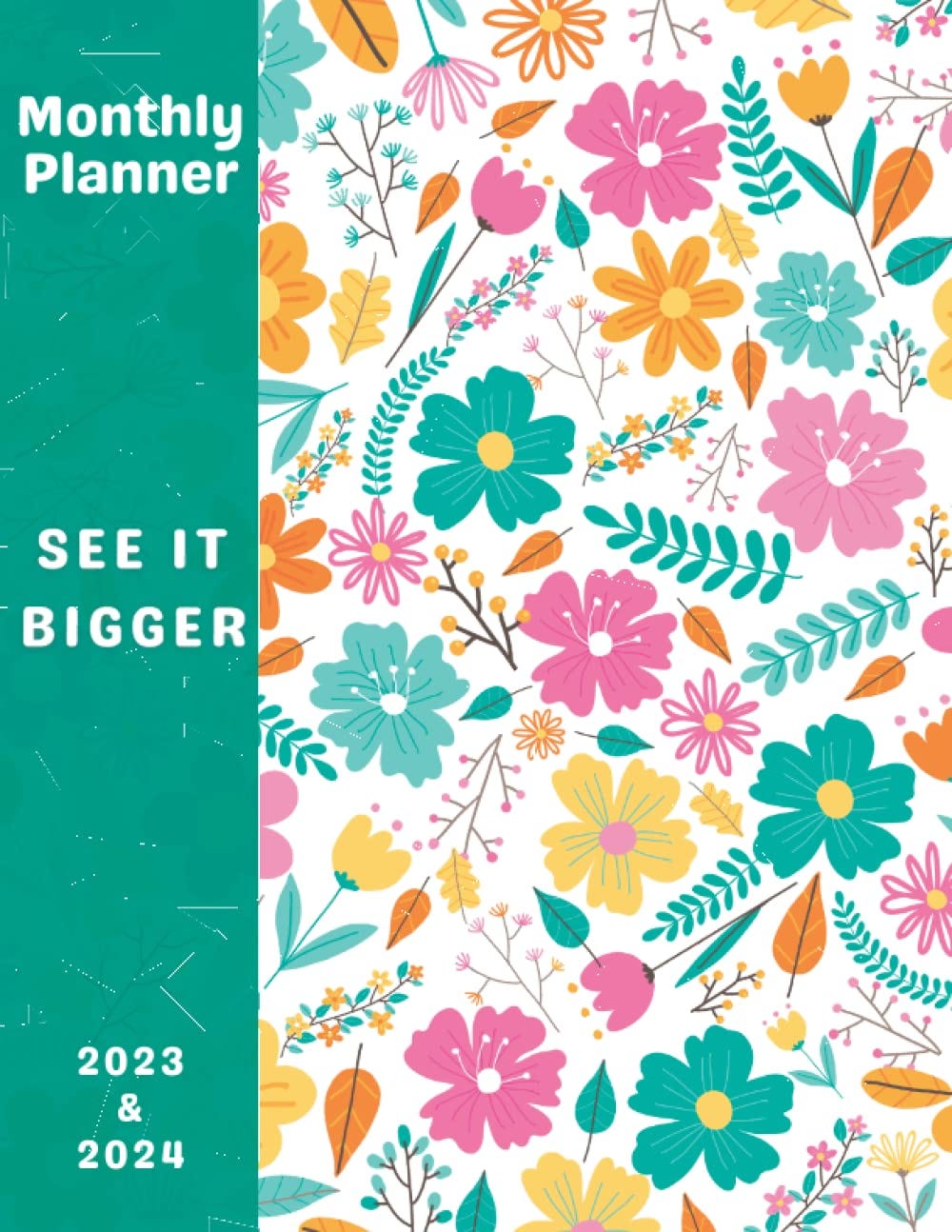  ebook see it bigger planner 2023 2024 monthly 2 year agenda january