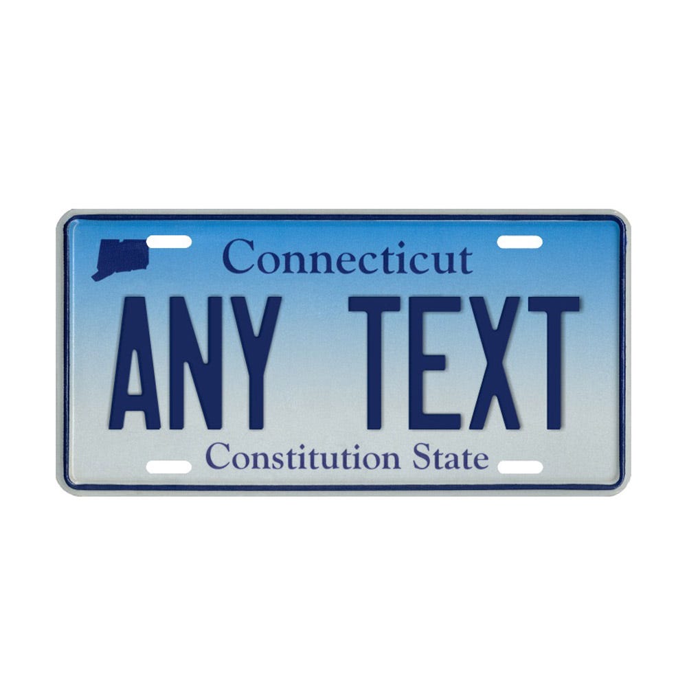 Connecticut License Plate — Nene Solutions Nenesolutions Medium