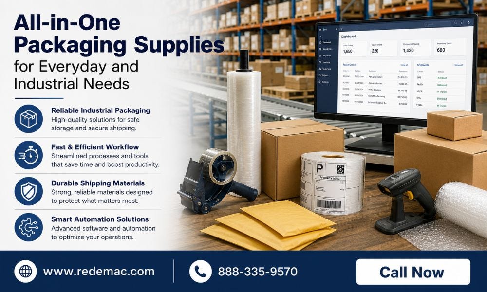 All-in-One Packaging Supplies for Everyday and Industrial Needs