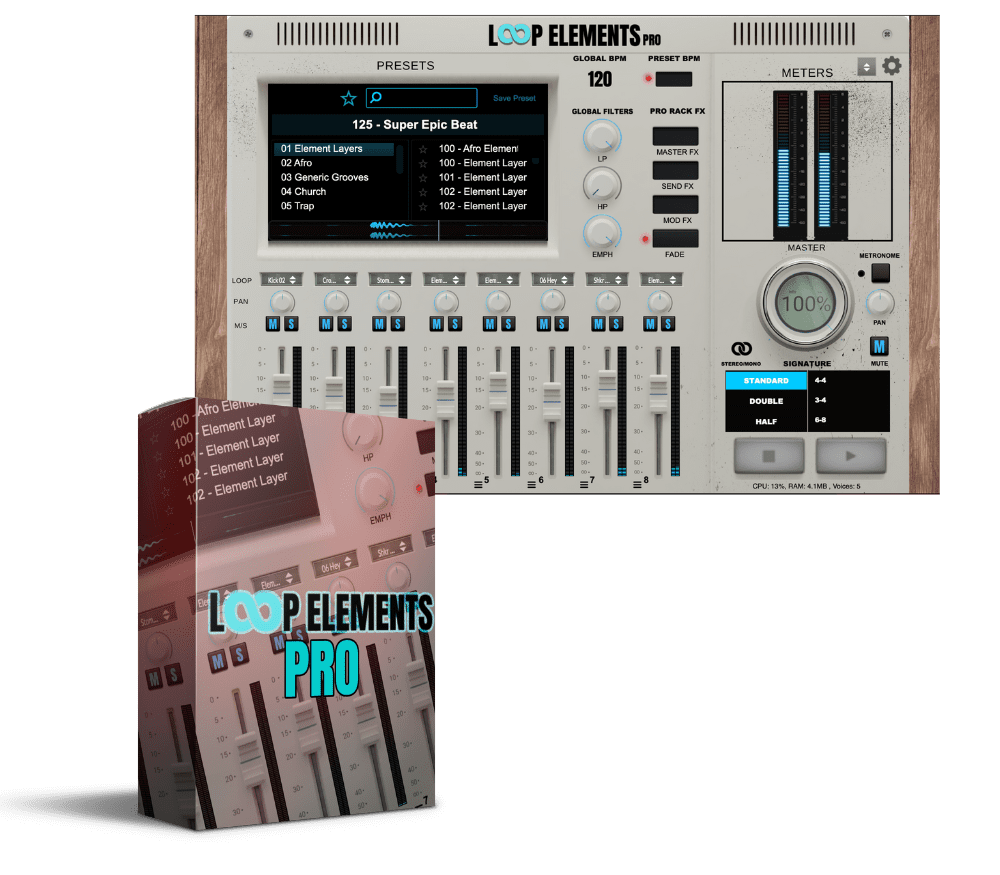 Loop Elements Pro VST/AU Plug-in — Modern Loop Workstation