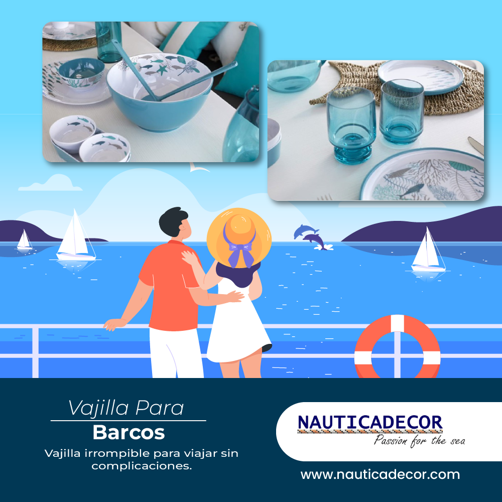 Vajilla para Barcos Combinando estilo y