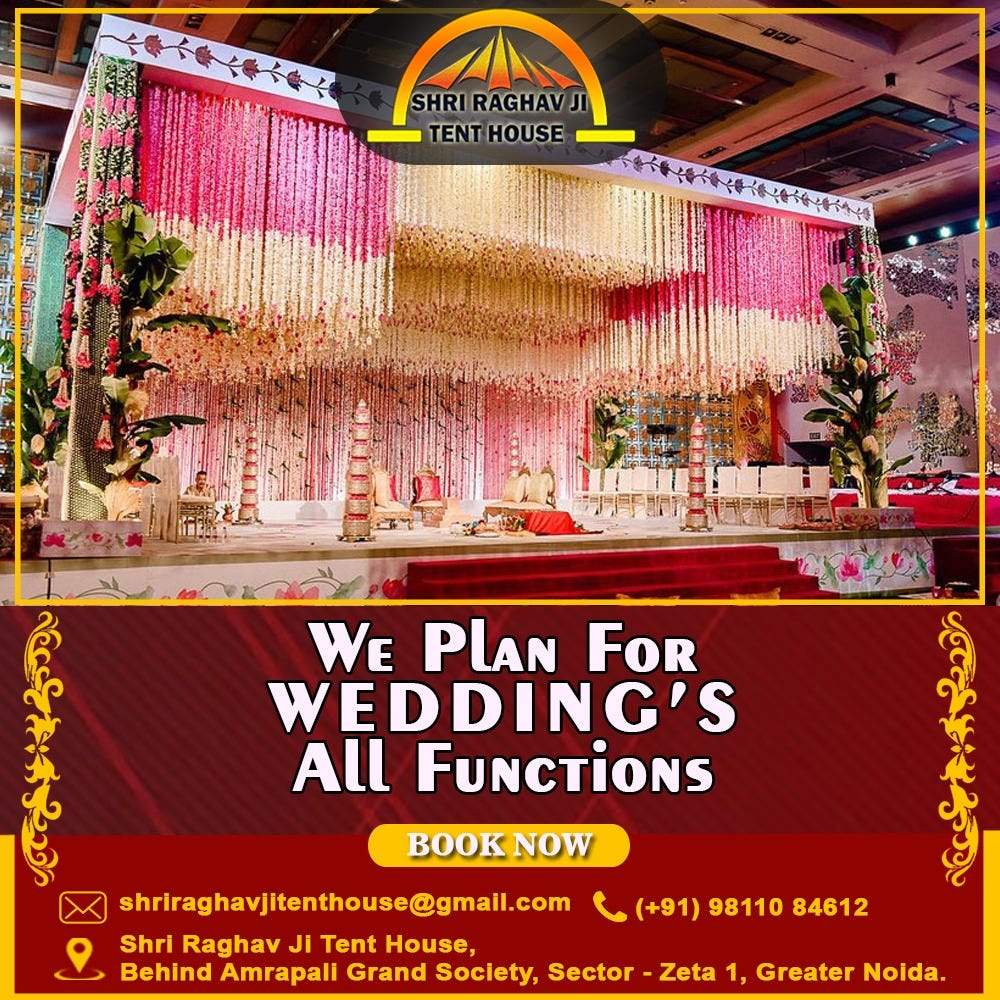 Wedding Decoration in Noida - Shri Raghav Ji Tent House - Medium