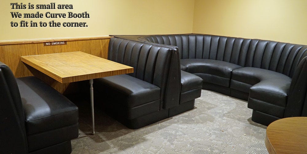 Restaurant Booths - Upholstered and Wood Custom Restaurant Booths