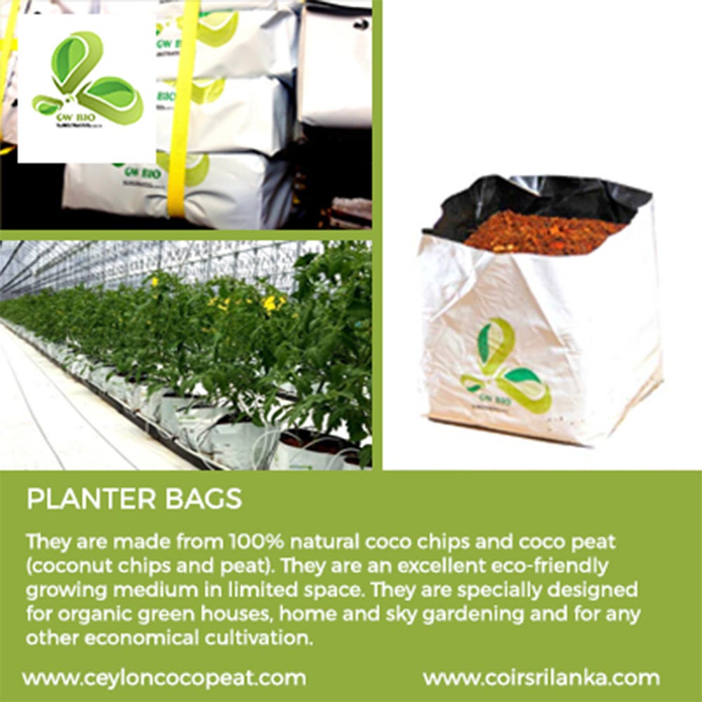 Eco-Friendly Natural Fiber Grow Bag Planters
