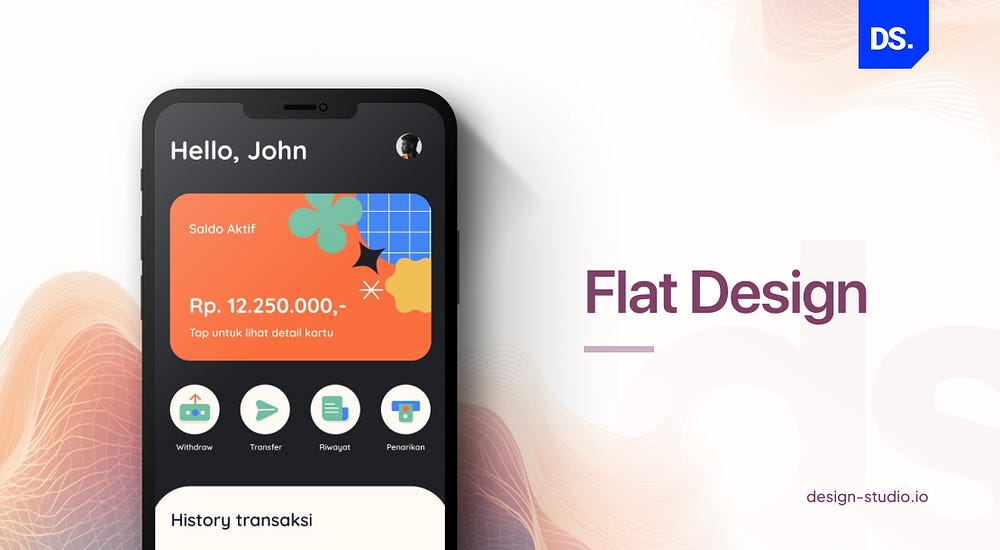 Flat designs ensure that the app loads fast under every circumstances.