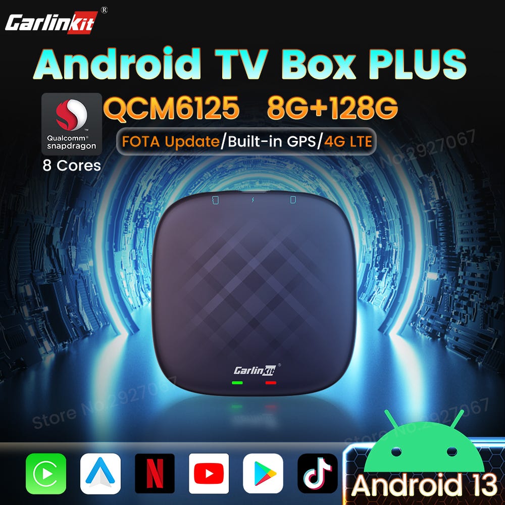 Carlinkit Android 13 CarPlay Ai Box Wireless CarPlay/Android Auto