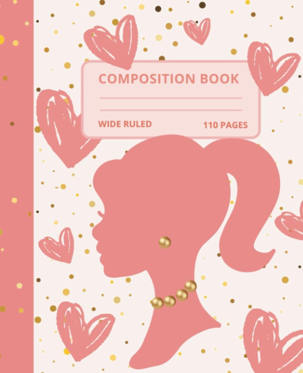 [DOWNLOAD] Pink Doll Silhouette & Doodle Hearts Composition Notebook