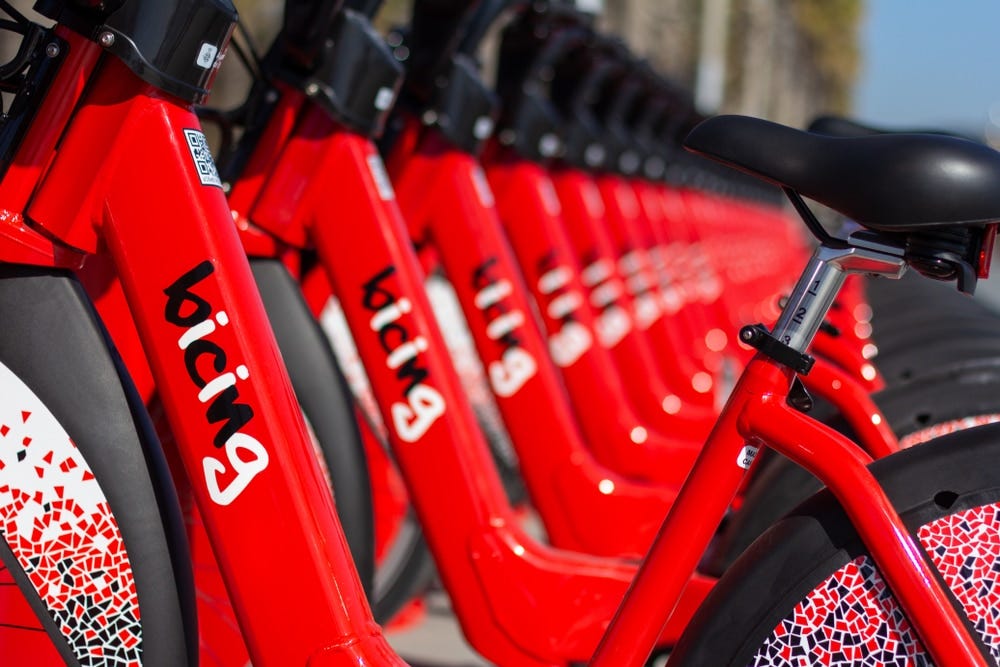 Bicing parking full