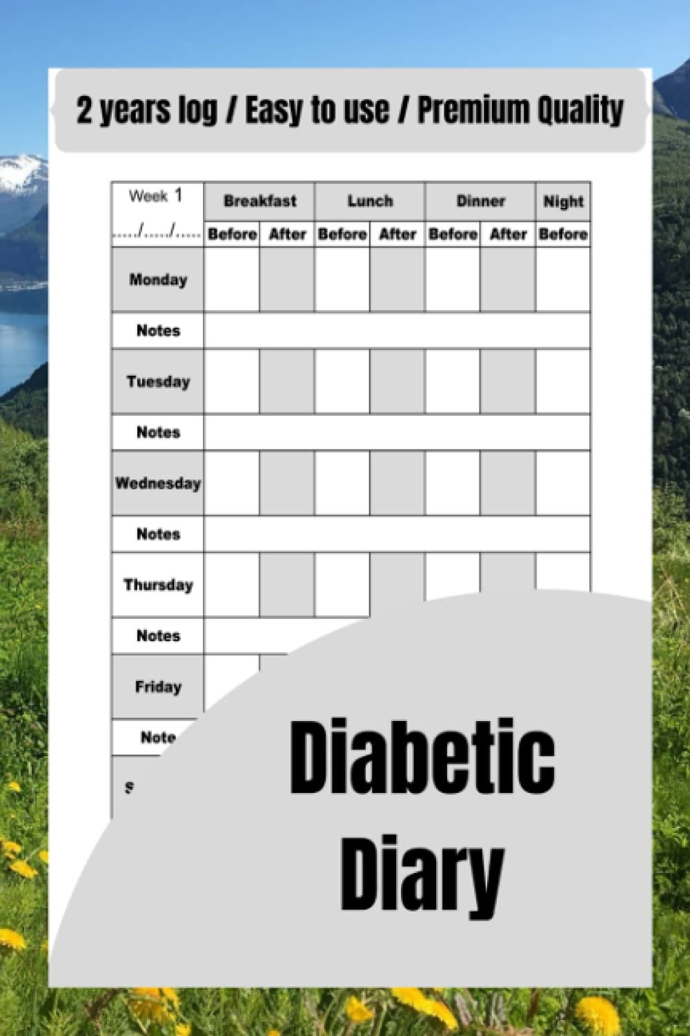 [DOWNLOAD] Diabetic Diary Record Daily Glucose Monitoring Logbook