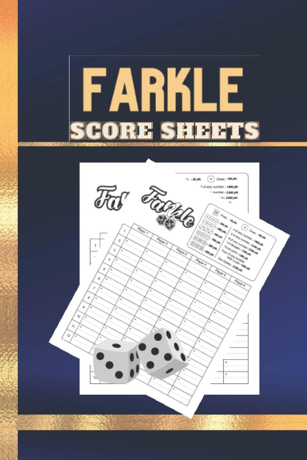 Pdf⚡️(read Farkle Score Sheets Farkle Score Pads Farkle