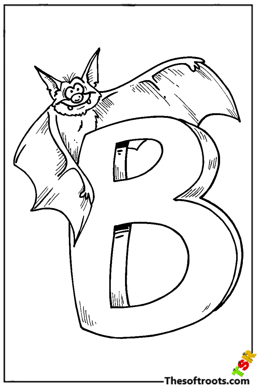 Cute Bat Coloring Pages | Coloring Pages For Kids | by Kids Drawing ...