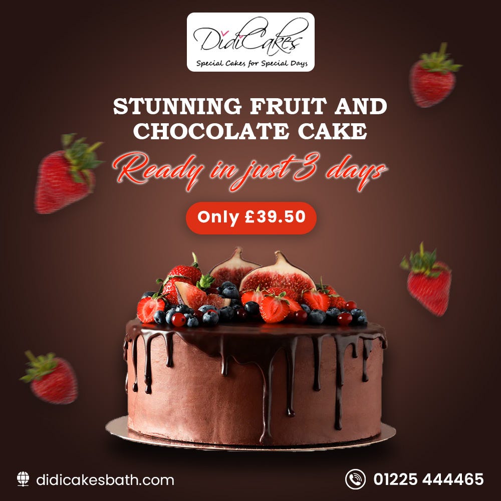 Cake Delivery Swindon Didi cakes bath didi cakesbath Medium