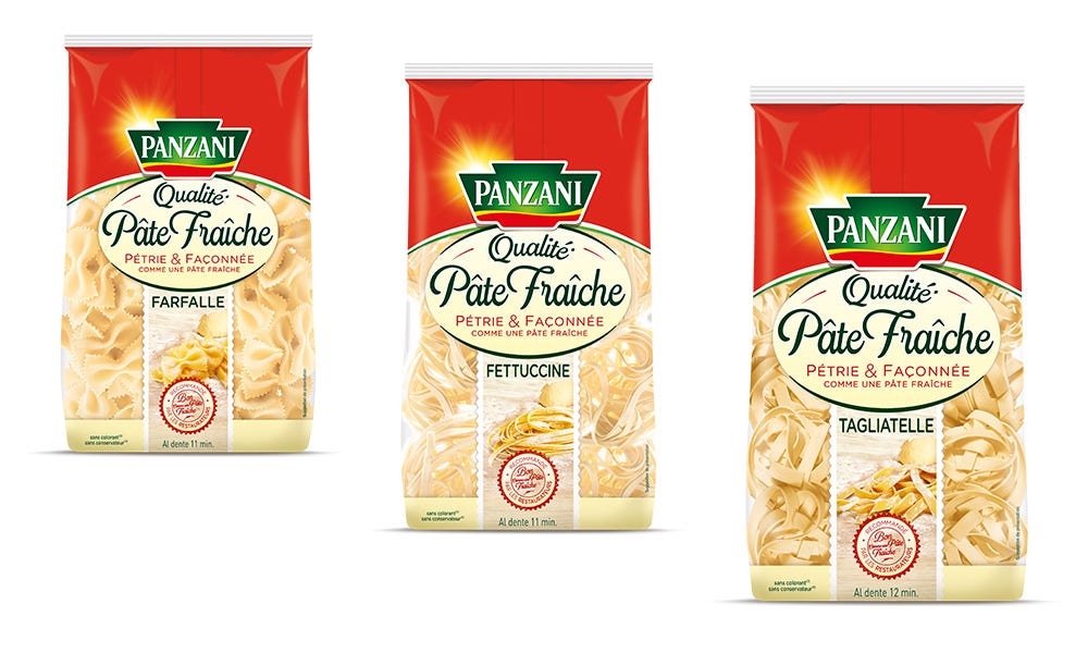 Alimentation - Panzani confond pâtes sèches et pâtes fraîches