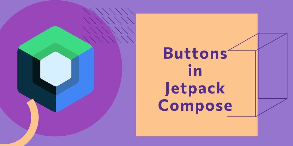 Jetpack Compose: Button, Outlined Button, and Text Button in