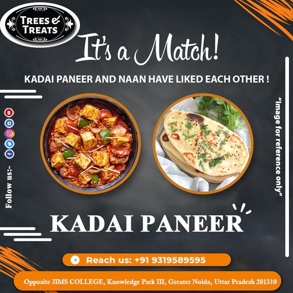 Enjoy Delicious Trees And Treats Special Kadai Paneer Cooked With   1*Qq B70 SztwLCH6C0O8Lmw 