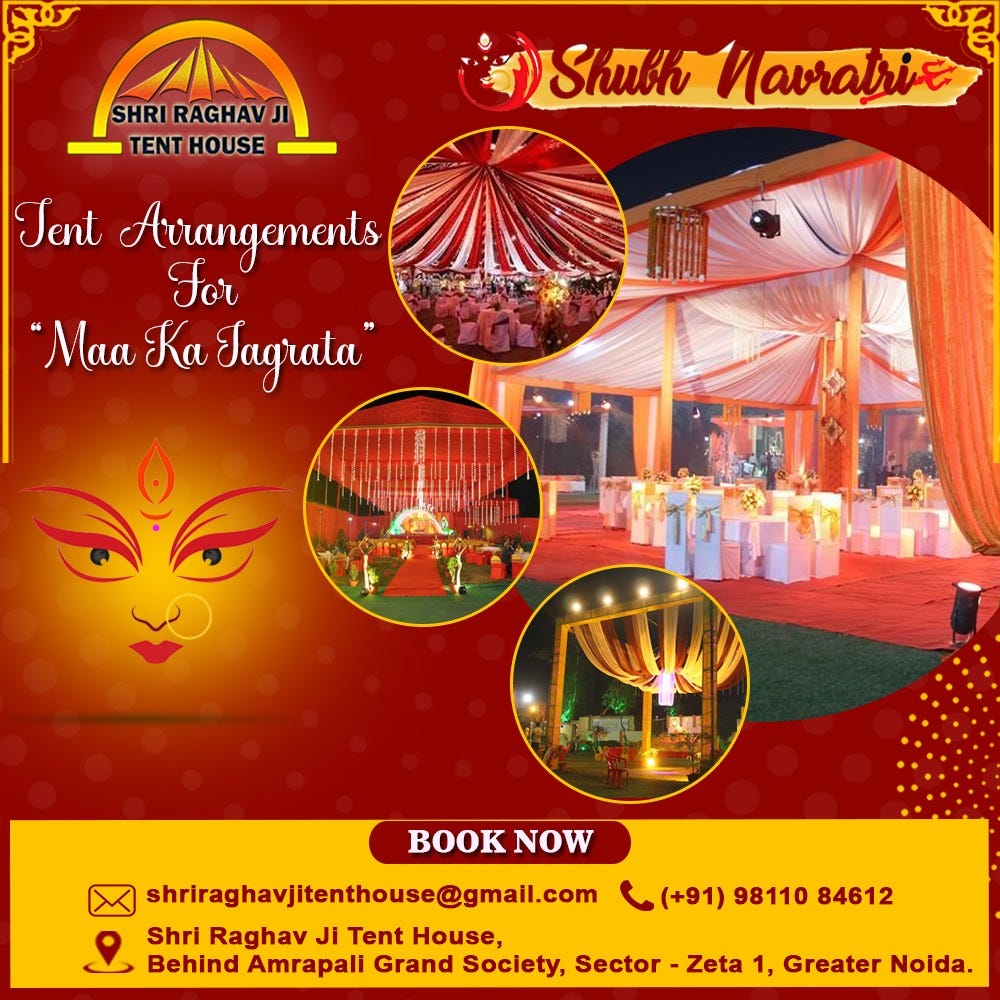 best-druga-puja-arrangement-tent-house-in-greater-noida-shri-raghav