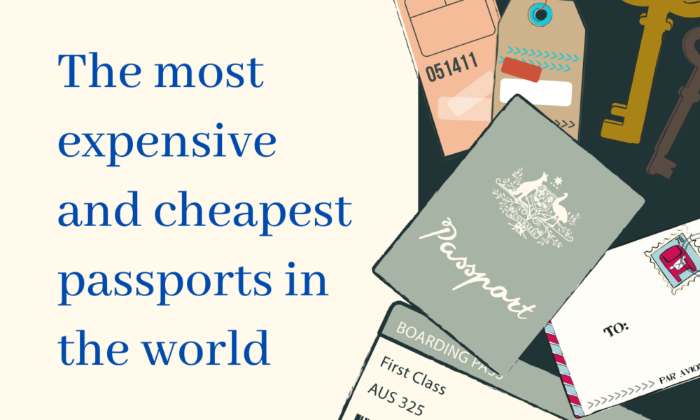 The most expensive and cheapest passports in the world by First Aris