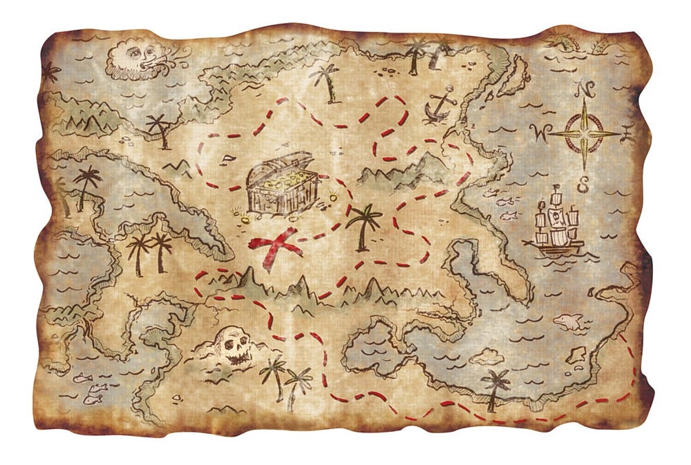 real treasure maps