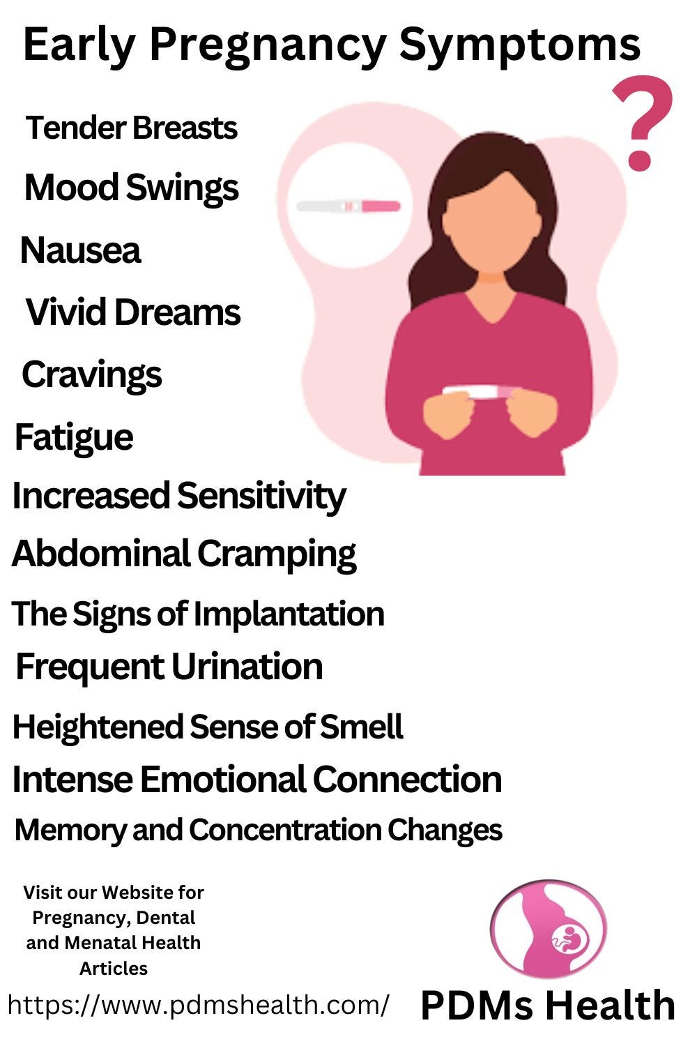 Early Pregnancy Symptoms: The Incredible Journey Begins - PDMs