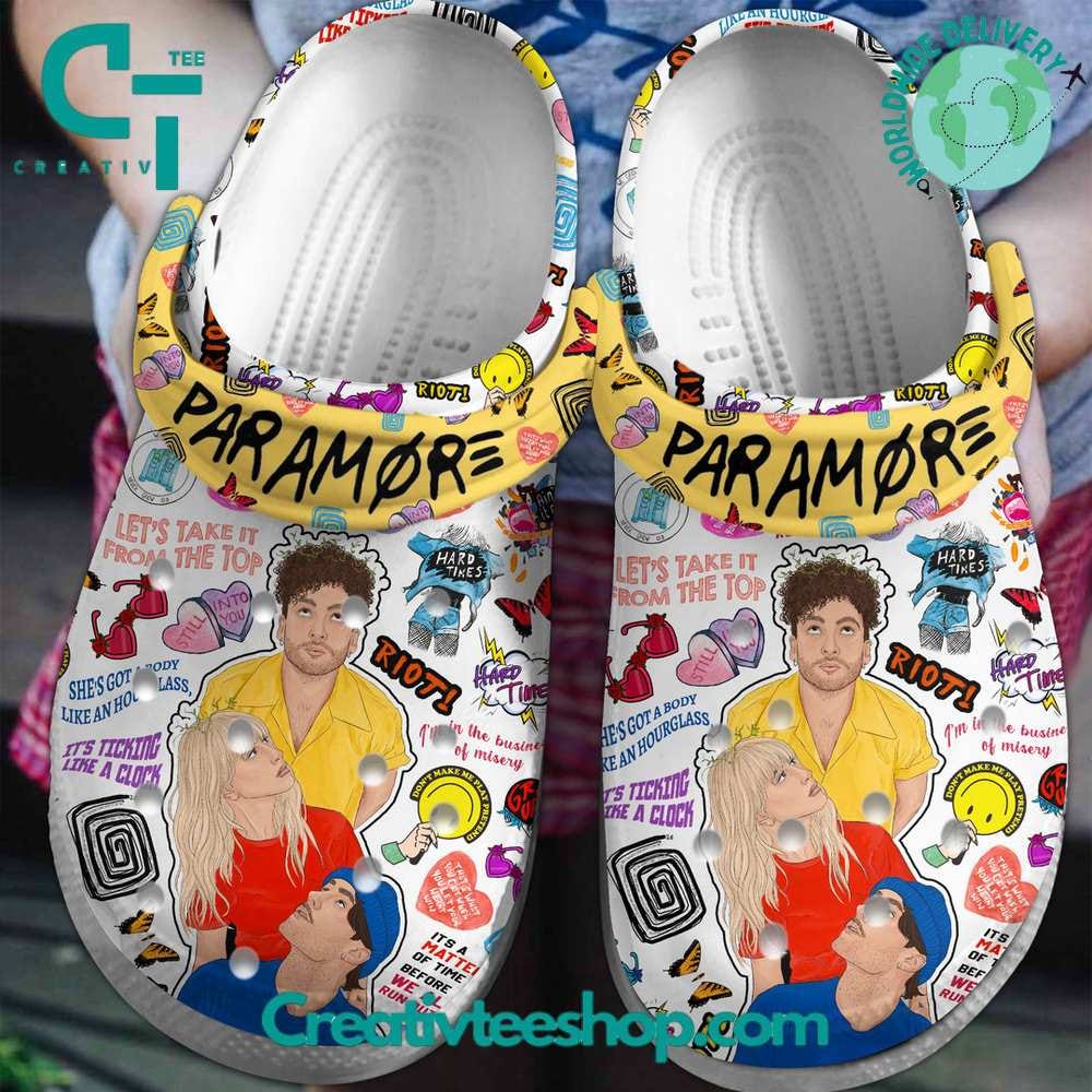 Paramore Riot Hard Times Crocs Shoes | by Batamtee Store | Mar, 2024 |  Medium