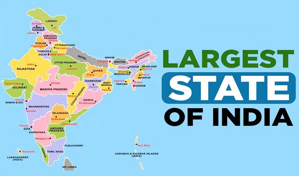 Exploring the Largest State ofIndia: Geographical Wonders Unveiled 