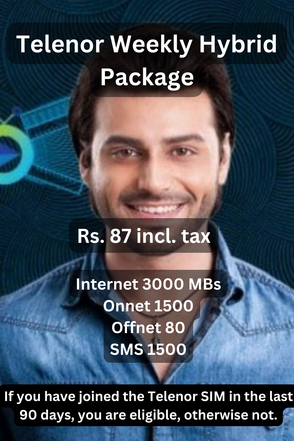 Telenor Weekly Hybrid Package Code & DetailsCode & Details What