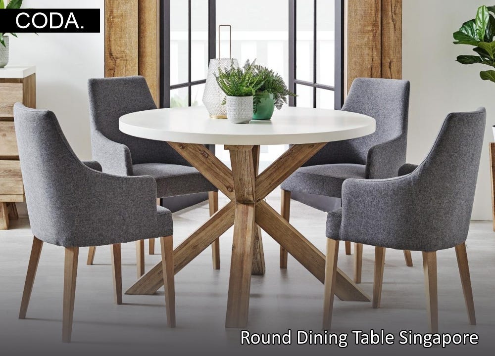 Round Dining Table Singapore — Price And Deals 2022 - CODA Furniture ...