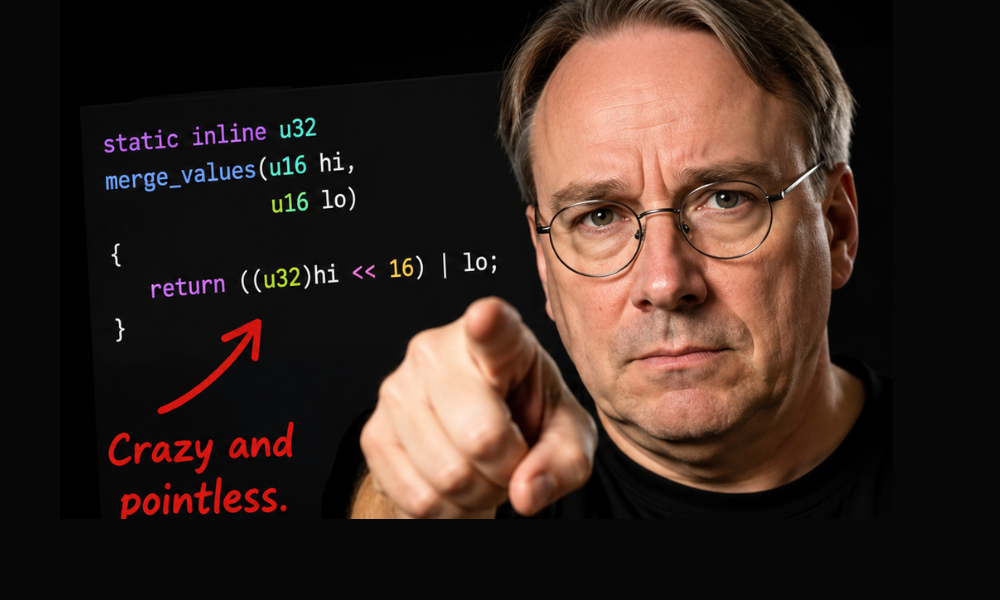 “Your code is garbage and it makes the world a worse place to live in”