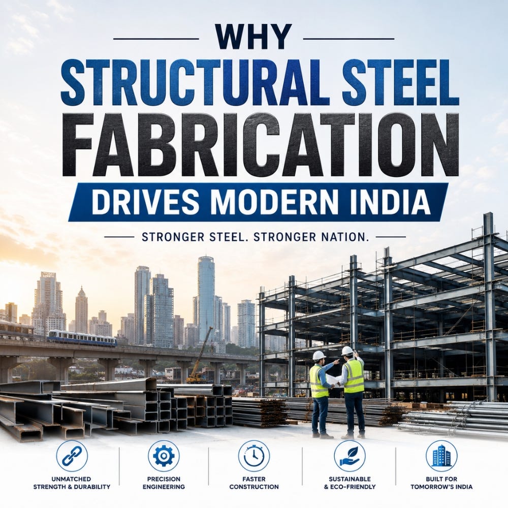 Why Structural Steel Fabrication Drives Modern India
