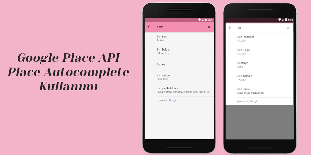 Android Google Places API Place Kullanımı by Hanife K