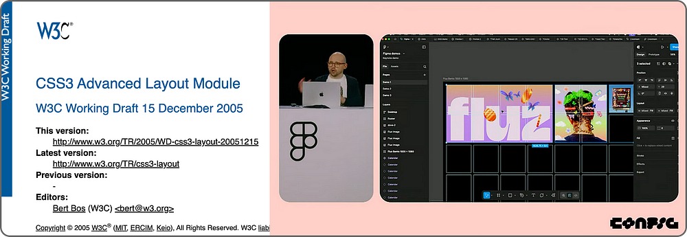 CSS3 Advanced layout draft and Figma grid launch