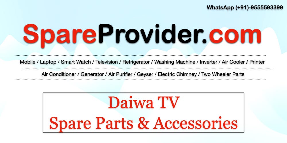 Daiwa TV Spare Parts & Accessories — SpareProvider.com